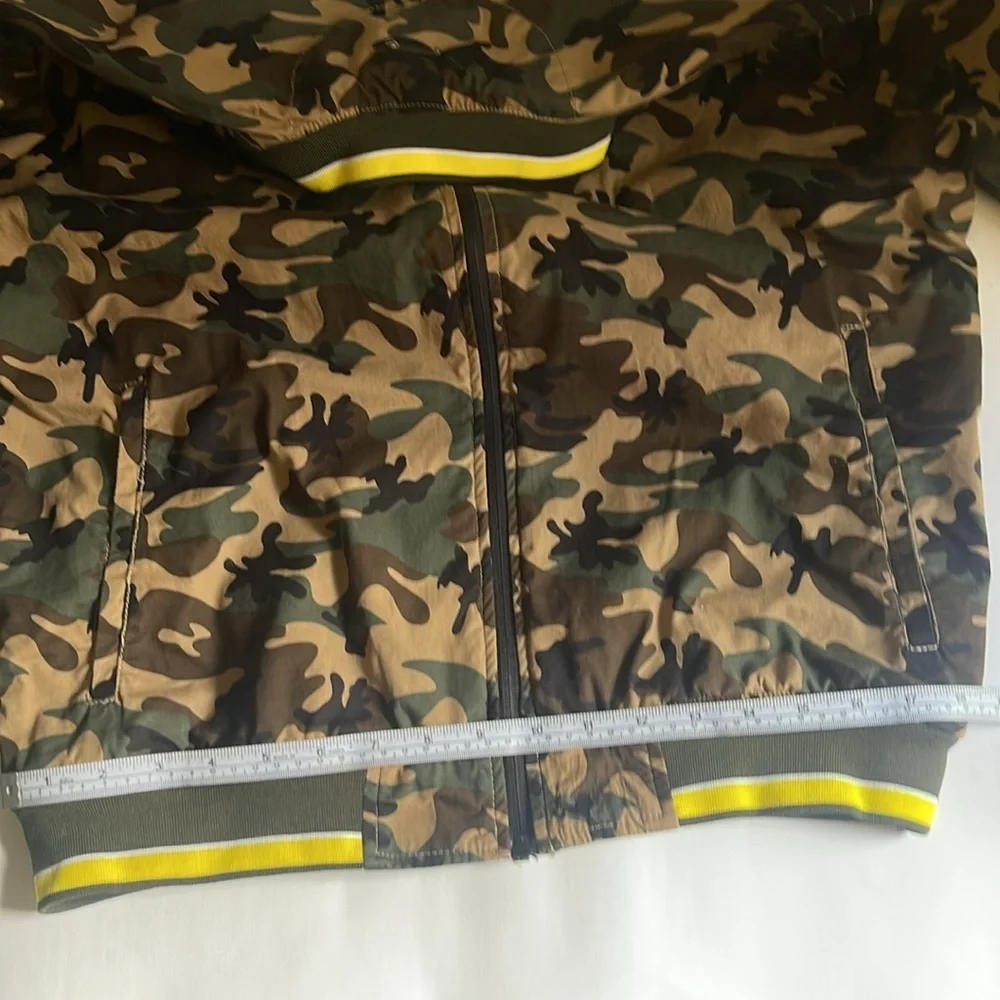 DENIM & FLOWER Camouflage Bomber Jacket USA L MEX 42